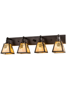Winter Pine Four Light Vanity in Craftsman Brown Craftsman Brown (57|52458)
