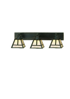 T'' Mission'' Three Light Vanity in Rust (57|52449)