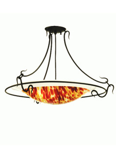 Metro Fusion Three Light Semi-Flushmount in Textured Black (57|52353)