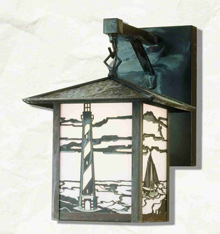Seneca One Light Wall Sconce in Craftsman Brown (57|51886)