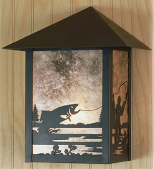 Seneca One Light Wall Sconce in Craftsman Brown (57|51696)