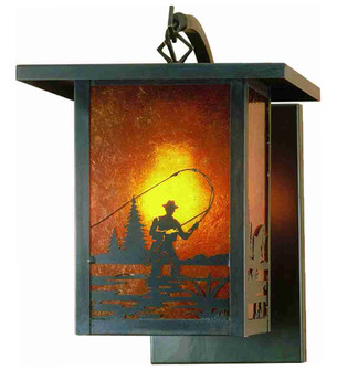 Hyde Park One Light Wall Sconce in Craftsman Brown (57|51653)