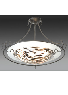 Metro Fusion Semi Flush Mount in Textured Black (57|51378)