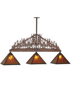 Mountain Pine Three Light Island Pendant in Antique Copper Antique Copper (57|51347)