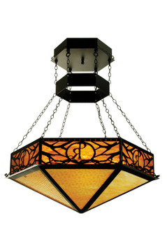 Personalized Six Light Inverted Pendant in Textured Black (57|51131) Personalized Six Light Inverted Pendant in Textured Black (57|51131)