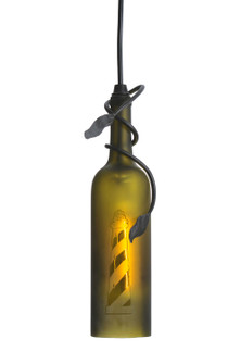 Tuscan Vineyard One Light Mini Pendant in Black Metal (57|51001)