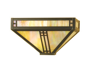 Prairie Loft One Light Wall Sconce in Craftsman Brown (57|50664)