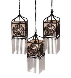 Celtic Knot Three Light Pendant in Mahogany Bronze (57|50536)