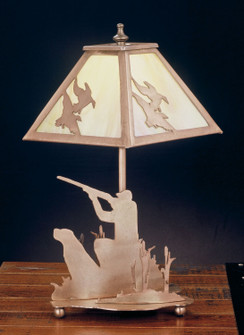 Duck Hunter Two Light Table Lamp in Antique Copper (57|50401)