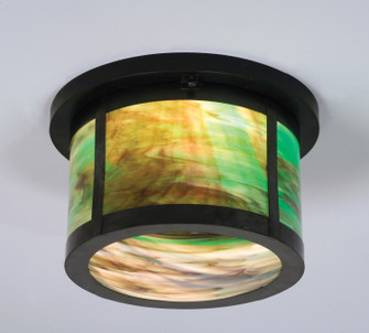 Craftsman Two Light Flushmount in Craftsman Brown (57|50035)