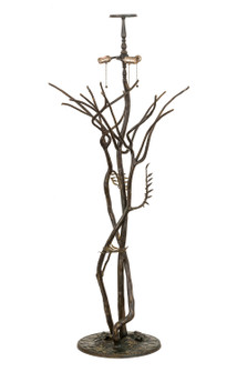 Vine Three Light Floor Base in Brass (57|49877)