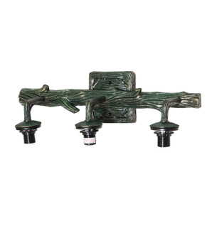 Branches Three Light Vanity Hardware in Golden Pine (57|49523)