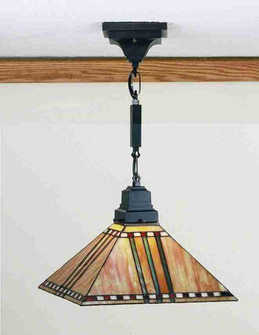 Prairie Corn One Light Pendant in Craftsman Brown,Nickel (57|49156)