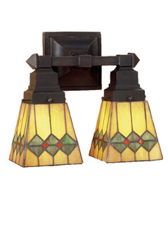 Martini Mission Two Light Wall Sconce in Mahogany Bronze (57|48190)