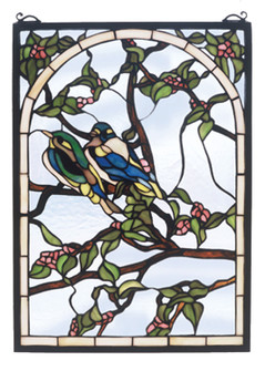 Lovebirds Window in Vac(Lt) Blue/Green Pink (57|47966)