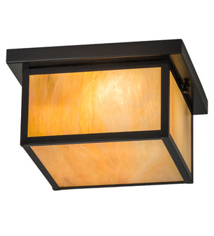 Hyde Park Two Light Flushmount in Craftsman Brown (57|4782)