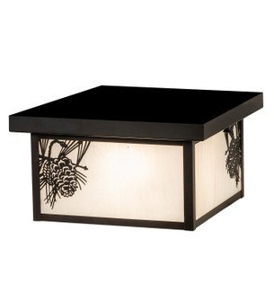 Hyde Park Two Light Flushmount in Craftsman Brown (57|46272)