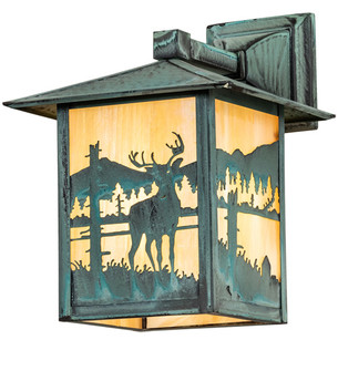 Seneca One Light Wall Sconce in Verdigris (57|39867)