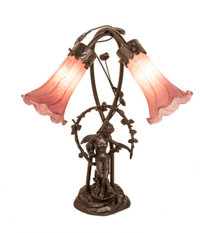 Lavender Two Light Table Lamp in Mahogany Bronze (57|38267)