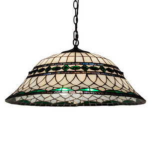 Tiffany Roman Three Light Pendant in Mahogany Bronze (57|37303)