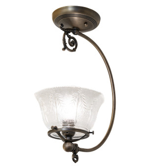 Revival One Light Semi-Flushmount in Antique Brass (57|36618)
