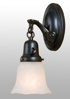 Mansfield One Light Wall Sconce in Craftsman Brown (57|36613)