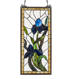 Iris Window in Darkened Brass (57|36073)
