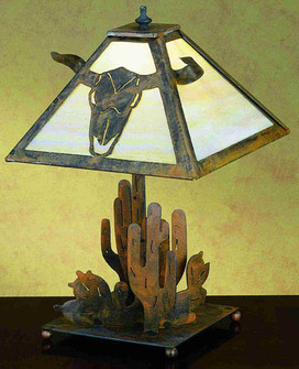 Cactus One Light Table Lamp in Rust (57|32511)