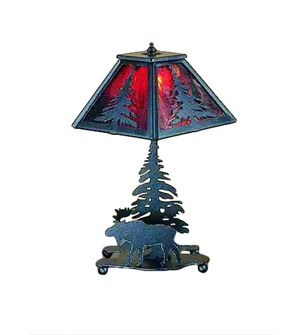 Lone Moose One Light Table Lamp in Craftsman Brown (57|32477)