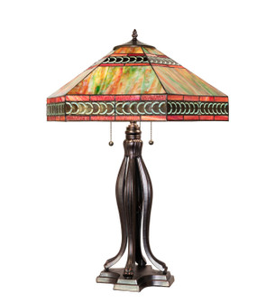 Cambridge Three Light Table Lamp in Rust (57|31227)