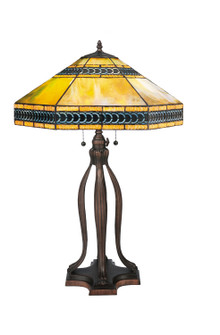 Cambridge Three Light Table Lamp in Rust (57|31227)