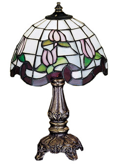 Roseborder One Light Mini Lamp in Antique Copper (57|31210)
