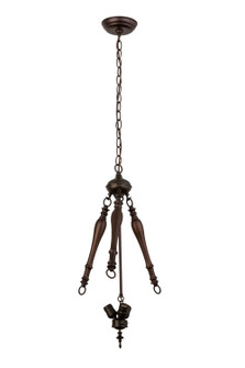 Serpentine Three Light Pendant Hardware in Mahogany Bronze (57|30459)