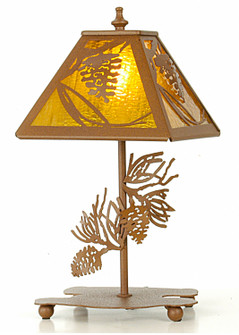 Whispering Pines One Light Accent Lamp in Rust Rust (57|30158)
