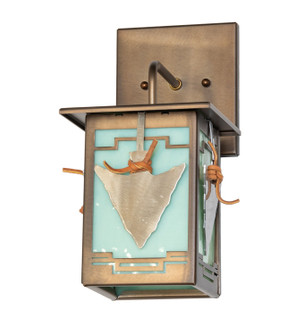 Arrowhead One Light Wall Sconce in Antique Copper (57|29607)