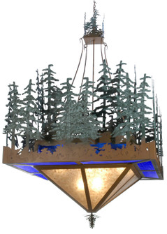 Pine Lake 12 Light Pendant in Rust/Green Trees (57|29391)