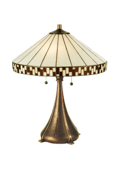 Checkerboard Table Lamp in Mahogany Bronze (57|29137)