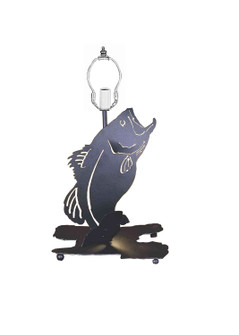 Leaping Bass Table Base Hardware in Textured Black (57|29079)