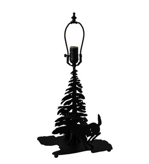 Deer through the Trees Two Light Table Base in Textured Black (57|28797)