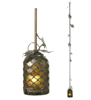 Oak Leaf One Light Mini Pendant in Antique Copper (57|28736)