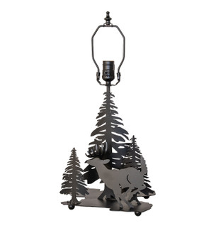 Deer Through The Trees Two Light Table Base in Textured Black (57|28732)