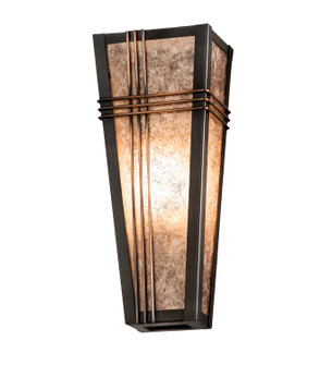 Triangulator One Light Wall Sconce in Craftsman Brown (57|28715)