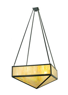 Mission Eight Light Pendant in Craftsman Brown (57|28673)