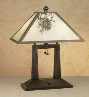 Winter Pine Two Light Table Lamp in Craftsman Brown Mahogany Bronze (57|28643)