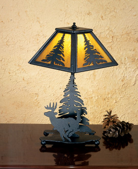 Lone Deer One Light Table Lamp in Textured Black Textured Black (57|28273)