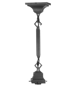 Bungalow One Light Pendant Hardware in Mahogany Bronze (57|28125)