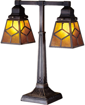 Diamond Craftsman Two Light Table Lamp in Amber (57|27879)