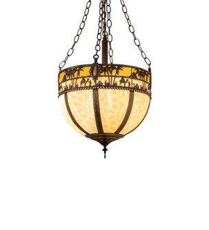 Camel Four Light Inverted Pendant in Craftsman Brown,Oil Rubbed Bronze (57|27778)