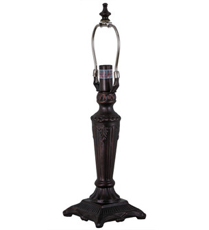 Fluted Elegant One Light Table Base in Mahogany Bronze (57|27570)