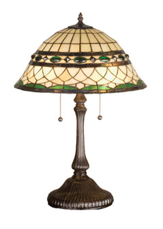 Tiffany Roman Two Light Table Lamp in Mahogany Bronze (57|27538)